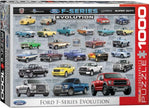 Eurographics - L'évolution de la Ford F-Series (Jigsaw Puzzle 1000 pièces)