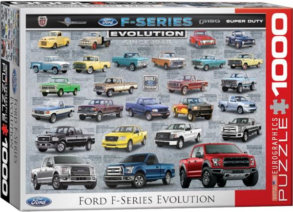 Eurographics - L'évolution de la Ford F-Series (Jigsaw Puzzle 1000 pièces)