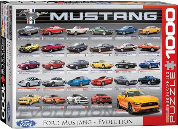 Eurographics - Évolution de la Ford Mustang (Jigsaw Puzzle 1000 pièces)