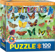 Eurographics - Garden Butterflies (100-Piece Puzzle)