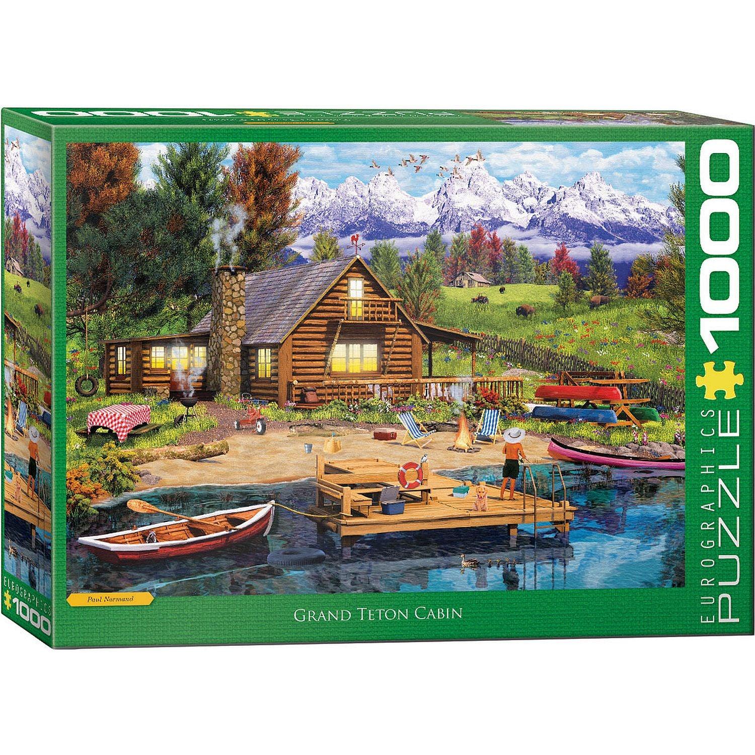 Eurographics - Grand Teton Cabin (1000-Piece Puzzle)