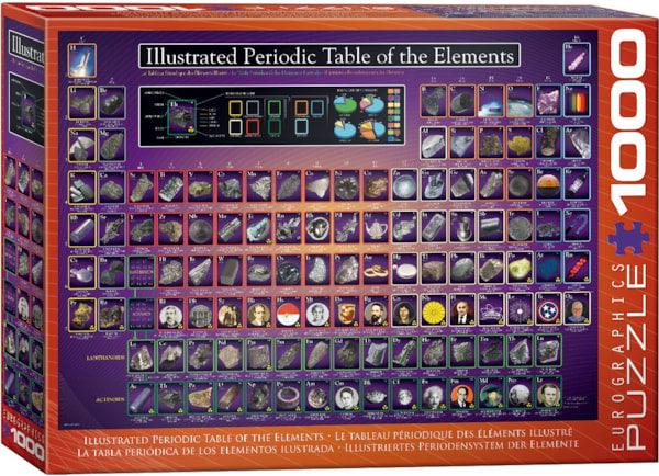 Eurographics - Tableau périodique illustré des éléments (puzzle de 1 000 pièces)