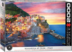 Eurographics - Manarola At Dusk Italy (2000-Piece Puzzle)
