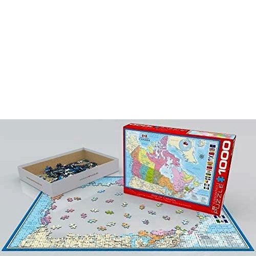 Eurographics - Map of Canada (1000-Piece Puzzle)
