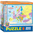 Eurographics - Map of Europe (200pc Puzzle)