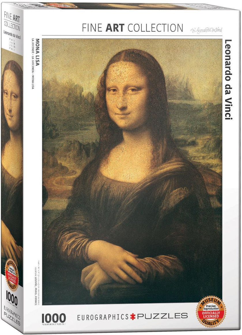 Eurographics - Mona Lisa By Leonardo Da Vinci (1000-Piece Puzzle)