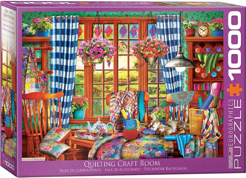 Eurographics - Quilting Craft Room (1000-Piece Puzzle)