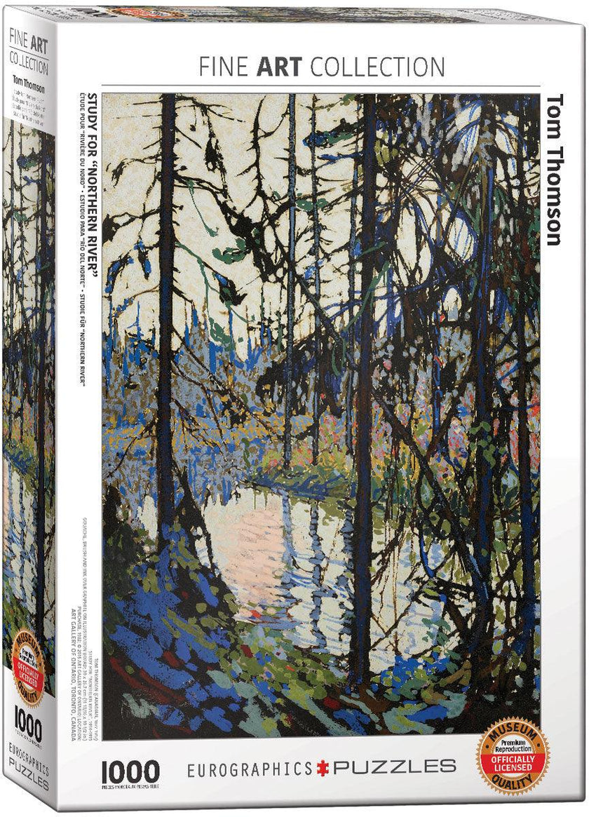 Eurographics - Study For Northern River (1000-Piece Puzzle)
