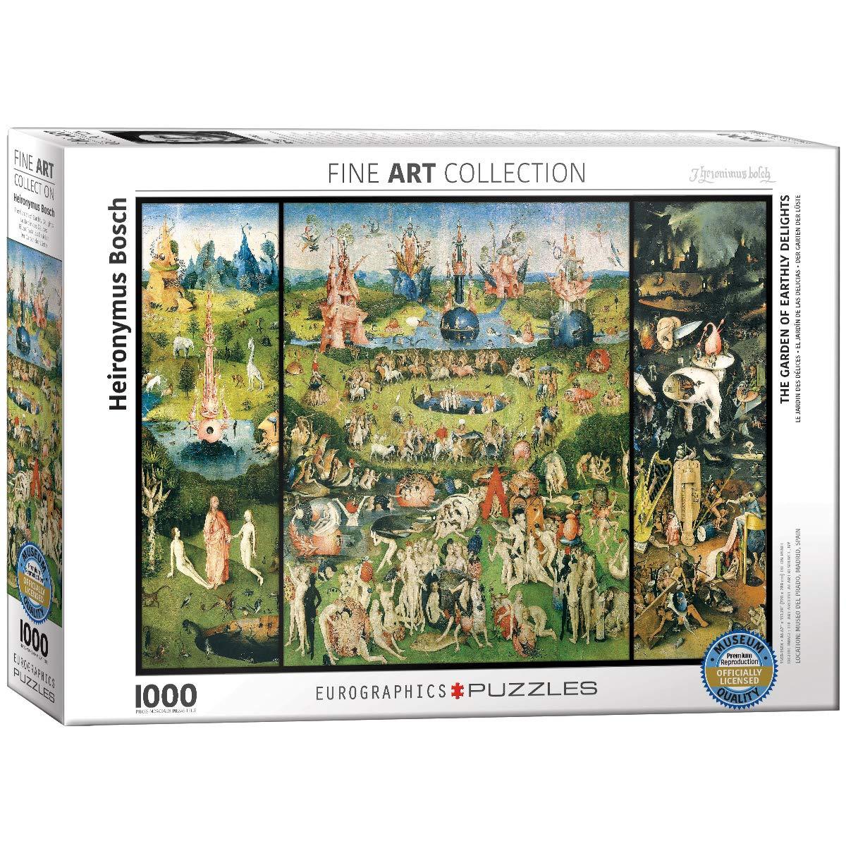 Eurographics - The Garden of Earthly Delights By Heironymus Bosch (1000-Piece Puzzle)