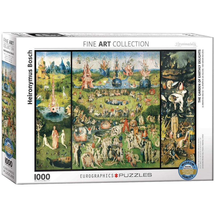 Eurographics - The Garden of Earthly Delights By Heironymus Bosch (1000-Piece Puzzle)