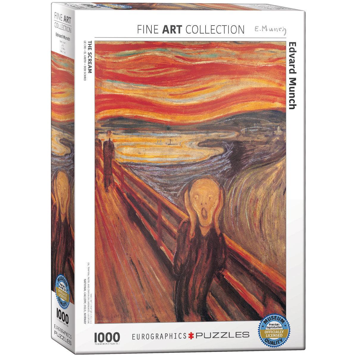 Eurographics - The Scream By Edvard Munch (1000-Piece Puzzle)