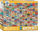 Eurographics - The Vw Groovy Bus (2000-Piece Puzzle)
