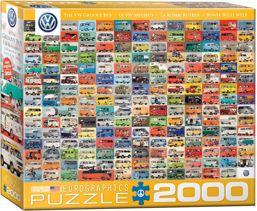 Eurographics - The Vw Groovy Bus (2000-Piece Puzzle)
