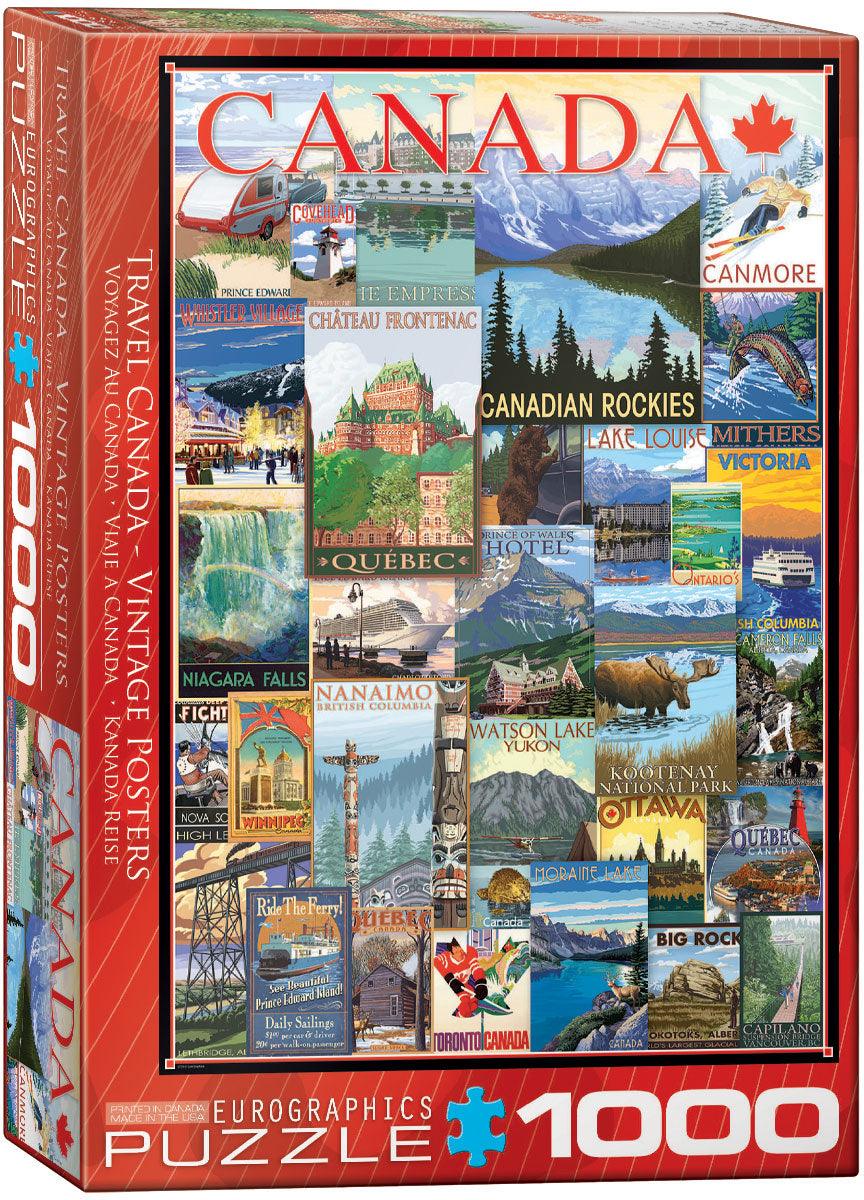 Eurographics - Travel Canada Vintage Ads (1000-Piece Puzzle)