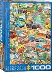 Eurographics - Vintage Travel Collage (1000-Piece Puzzle)