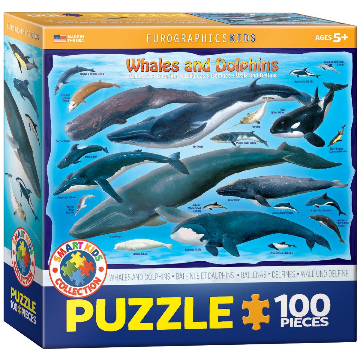 Eurographics - Baleines et Dauphins (Puzzle 100 pièces)