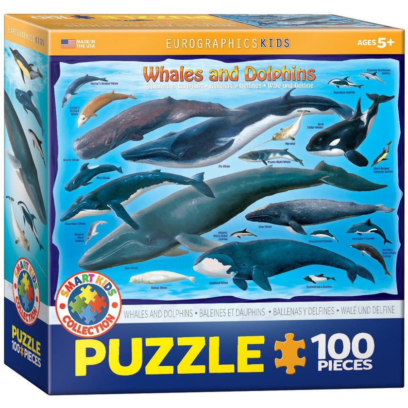 Eurographics - Baleines et Dauphins (Puzzle 100 pièces)