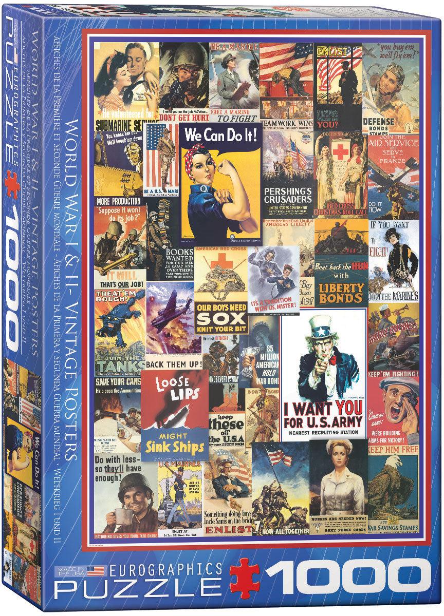 Eurographics - Wwi & Wwii Vintage Posters (1000-Piece Puzzle)
