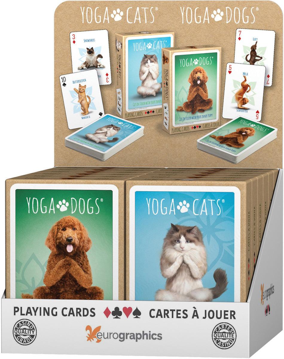 Eurographics - Yoga Cats & Dogs Playing Cards