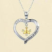 European And American Creative New Hands Heart-shaped Women's Necklace