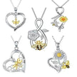 European And American Creative New Hands Heart-shaped Women's Necklace