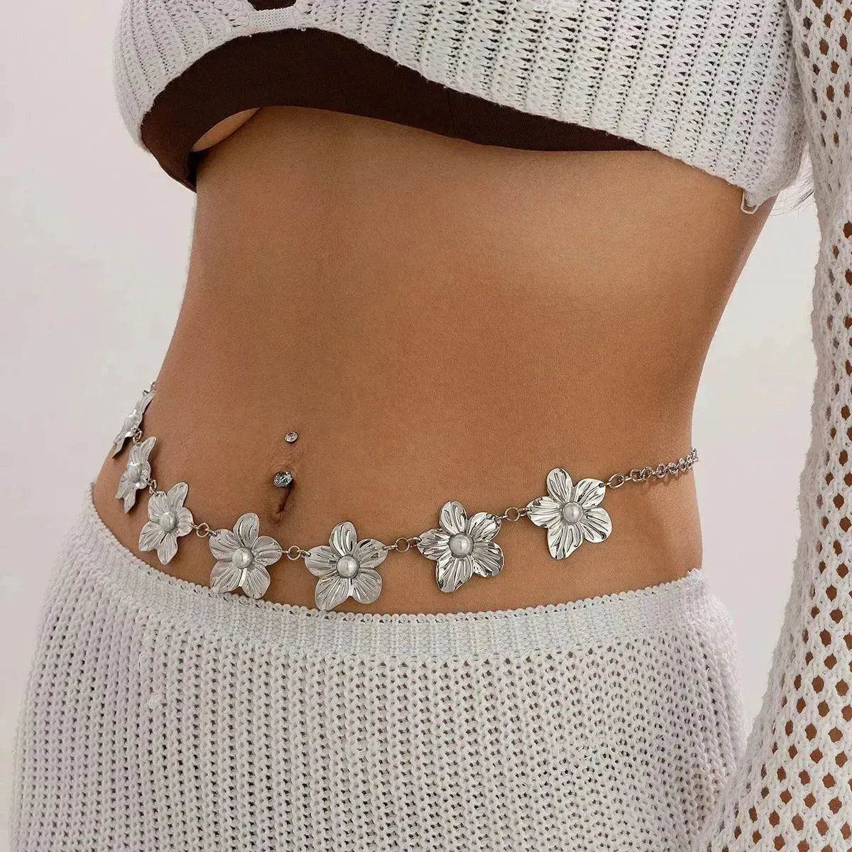 European And American Ocean Vacation Style Starfish Waist Chain Summer  Beach Chain for Women