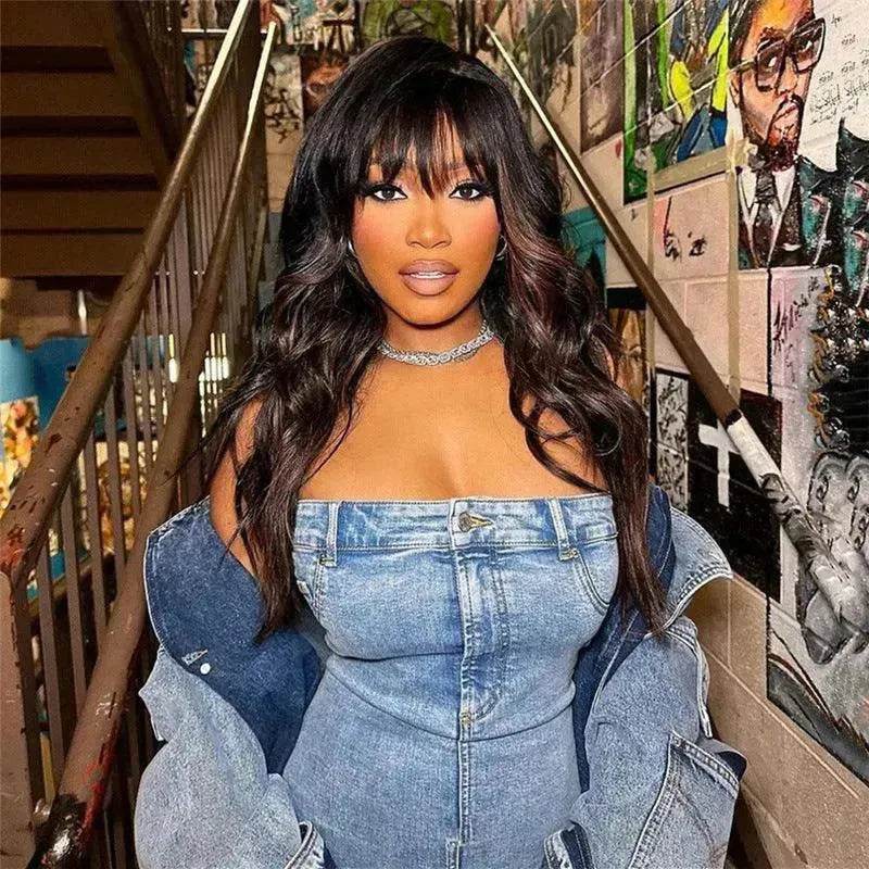 European And American Style Denim Tube Top Cinched Waist Slim And Charming Hip Bag Dress