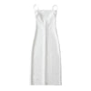European And American Style Sold Color Sleeveless Midi Suspender Split Dress