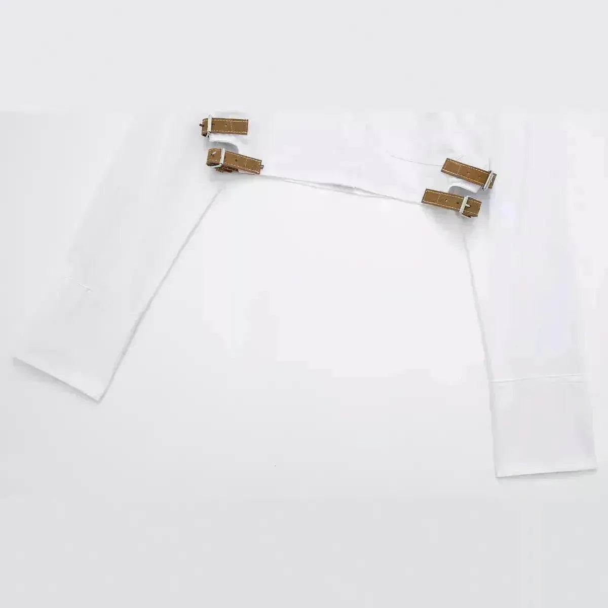 European And American Style Waistband Lapel Windbreaker Short Crop Tank Shirt
