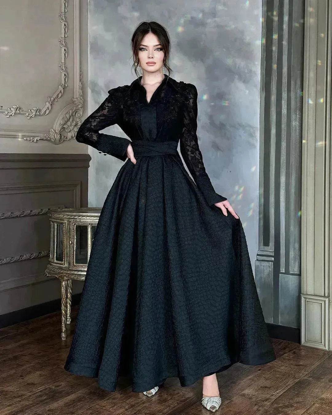 European And American White Front Chest Flower Beads Lace Yarn French Style Retro Long Sleeve Fashion Slim Dress