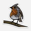 Vinyl Sticker - European Robin