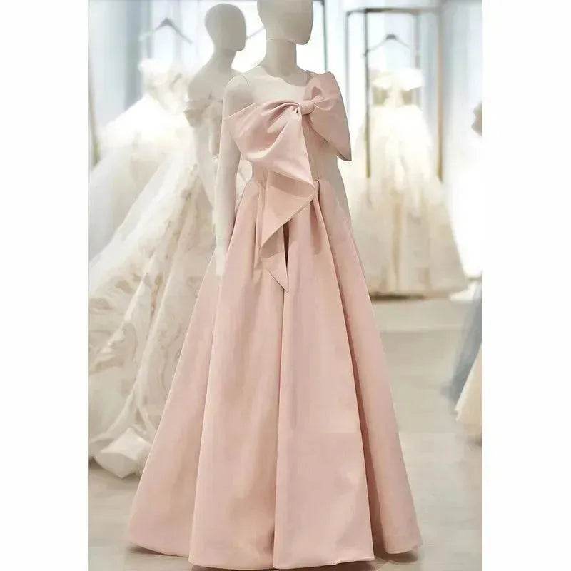 Evening Gown Bride Engagement Dress French Bridesmaid Dress