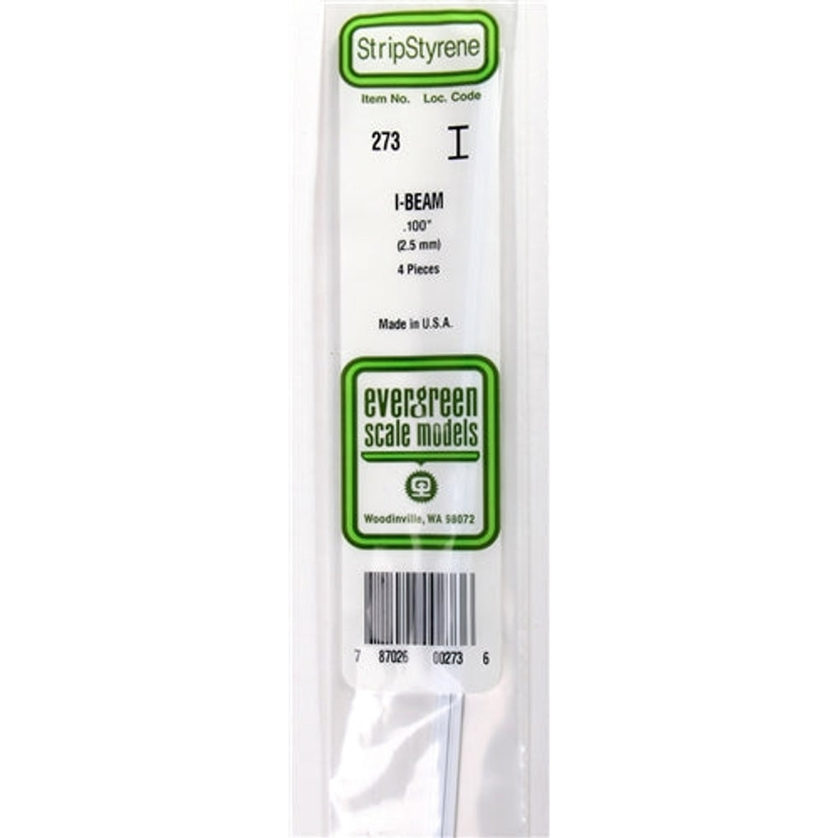Evergreen Scale Models 273 14