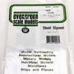Evergreen Scale Models 9006 Sheet Styrene Clear 6 x 12