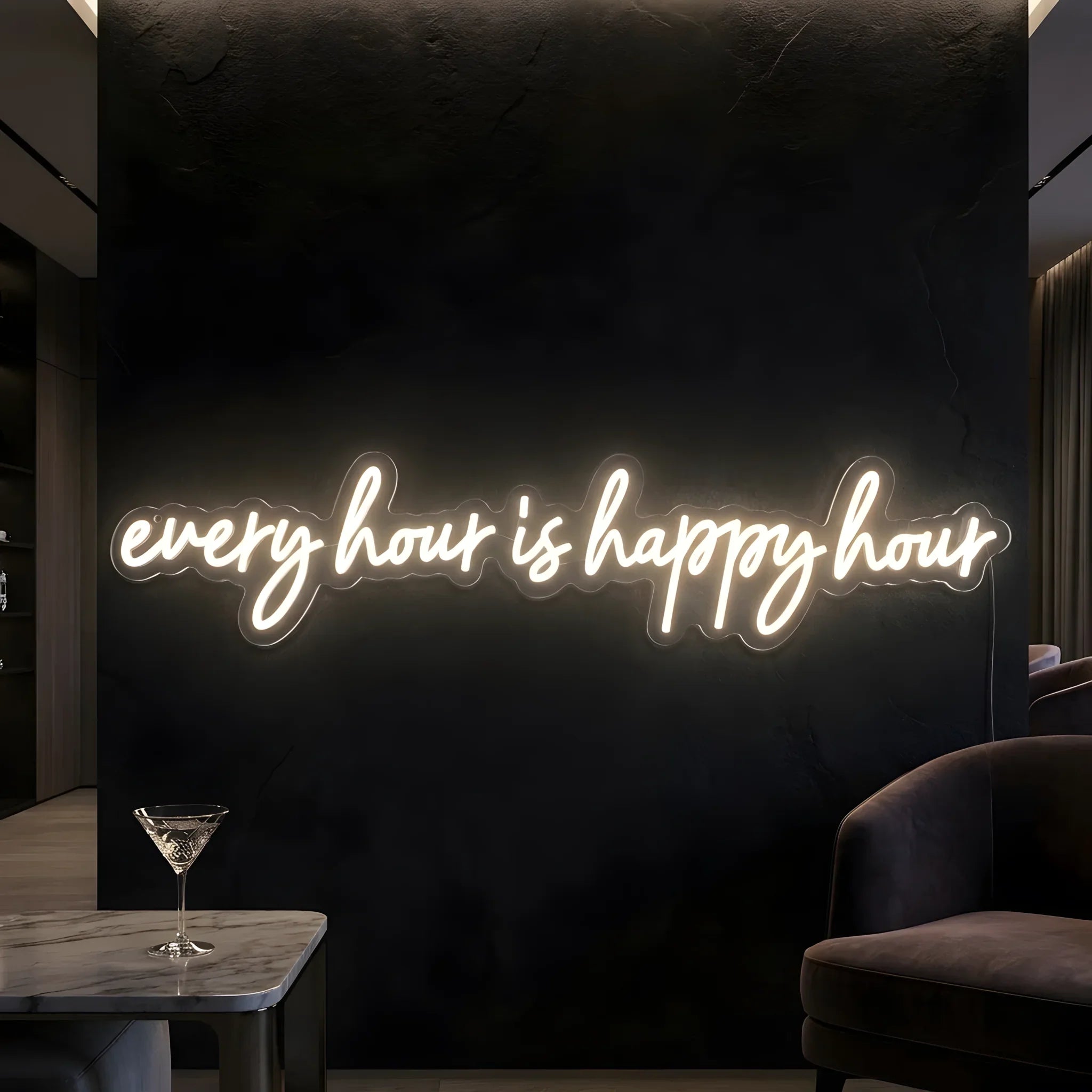 Every Hour is Happy Hour Neon Sign