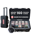 EVORETRO Waterproof Wheeled Card Case - Holds 160 Graded Slabs