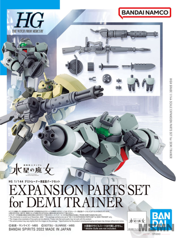 HG 1/144 Demi Trainer Expansion Set Plastic Model Kit