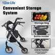 EZee Life Bariatric Rollator CH3019 | Heavy-Duty 400 lb Extra-Wide Walker Canada