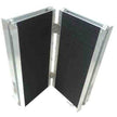 EZ6RGT EZee Life Portable Wheelchair Ramp 6 Ft - Folding Aluminum, 600 lb Capacity with Grip Tape & Side Rails