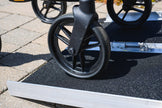 EZ6RGT EZee Life Portable Wheelchair Ramp 6 Ft - Folding Aluminum, 600 lb Capacity with Grip Tape & Side Rails