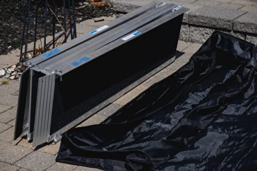 EZee Life EZ8RGT 8 ft Multifold Wheelchair Ramp | Grip Tape Canada