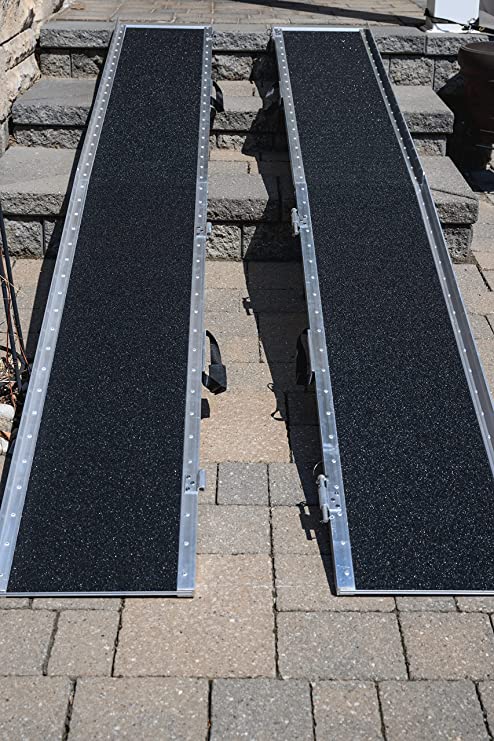 EZee Life EZ8RGT 8 ft Multifold Wheelchair Ramp | Grip Tape Canada