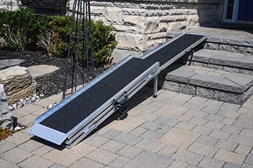 EZee Life EZ8RGT 8 ft Multifold Wheelchair Ramp | Grip Tape Canada