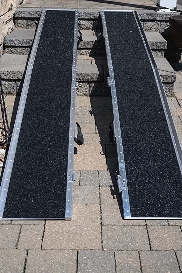 EZee Life EZ8RGT 8 ft Multifold Wheelchair Ramp | Grip Tape Canada