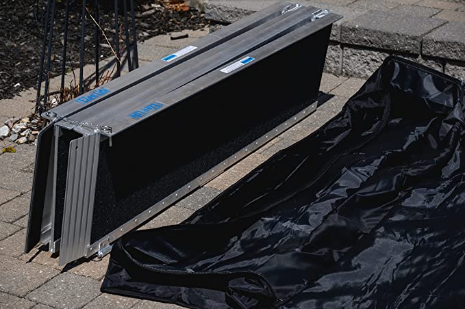 EZee Life EZ8RGT 8 ft Multifold Wheelchair Ramp | Grip Tape Canada