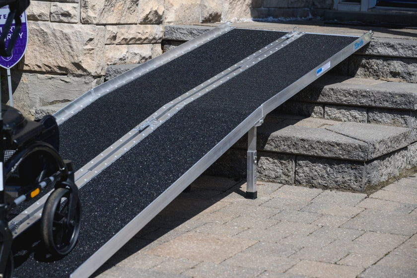 EZee Life EZ8RGT 8 ft Multifold Wheelchair Ramp | Grip Tape Canada