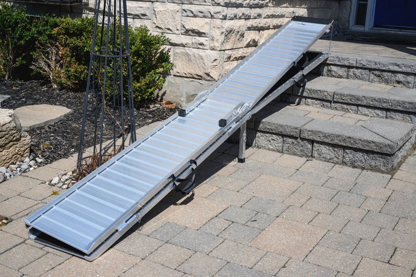 EZee Life EZ8RGT 8 ft Multifold Wheelchair Ramp | Grip Tape Canada