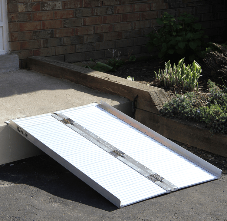 EZee Life 3 ft Single Fold Portable Wheelchair Ramp | Grip Tape Canada
