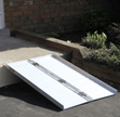 EZee Life Single Fold Portable Wheelchair Ramp Without Grip Tape | 3’ to 6’ Lengths | Free Shipping Canada