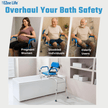EZee Life CH2076 Sliding Swivel Padded Transfer Bench | 360 Shower Chair Canada